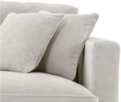 Casa Padrino Luxus Wohnzimmer Sofa Sandfarben / Schwarz 284 x 110 x H. 85 cm - Luxus Kollektion