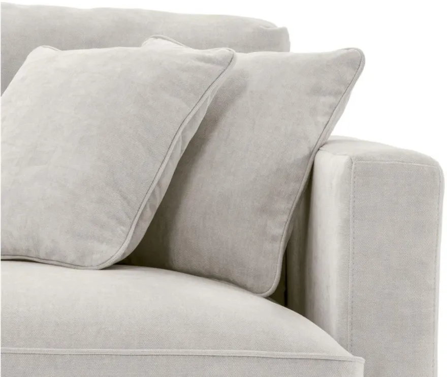 Casa Padrino Luxus Wohnzimmer Sofa Sandfarben / Schwarz 284 x 110 x H. 85 cm - Luxus Kollektion
