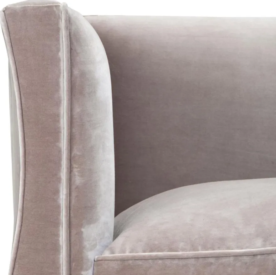 Casa Padrino Luxus Wohnzimmer Samt Sessel Grau 100 x 79 x H. 75 cm - Wohnzimmermöbel