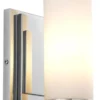 Casa Padrino Luxus Wohnzimmer Wandlampe Silber 8 x 13,5 x H. 24 cm - Hotel Wandleuchte
