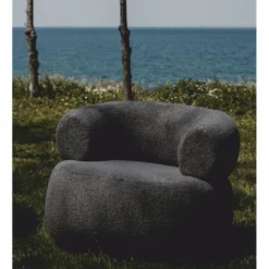 Casa Padrino Luxus Wohnzimmer & Hotel Sessel Grau H. 74 cm - Luxus Möbel
