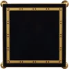 Casa Padrino Luxus Wohnzimmer Blumentisch Schwarz / Gold 45 x 45 x H. 95 cm - Luxus Beistelltisch