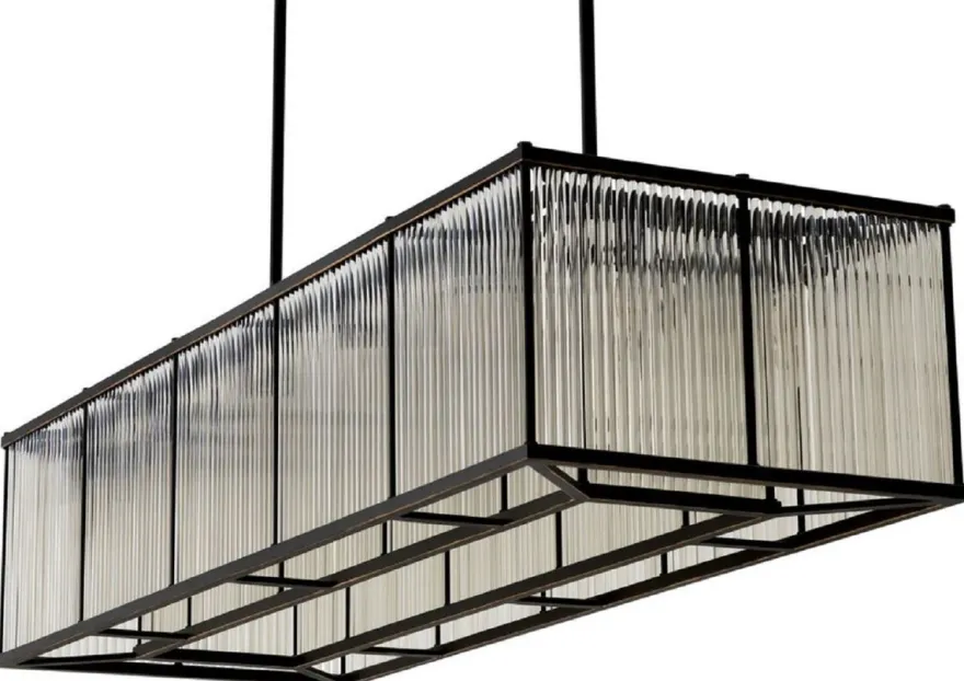 Casa Padrino Luxus Wohnzimmer Kronleuchter Bronze 140 cm