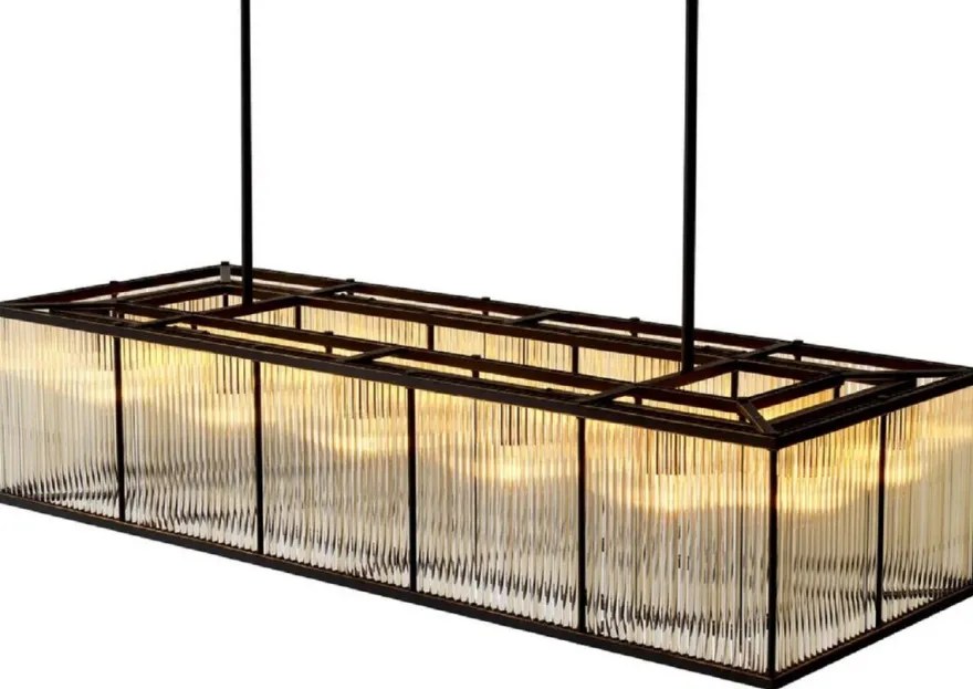Casa Padrino Luxus Wohnzimmer Kronleuchter Bronze 140 cm