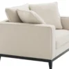 Casa Padrino Luxus Wohnzimmer Sessel Naturfarbig 116 x 106 x H. 94 cm - Luxus Möbel