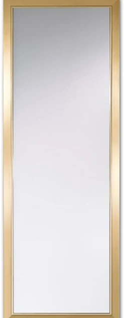 Casa Padrino Luxus Wohnzimmer Spiegel / Wandspiegel Gold 49 x H. 139 cm - Deko Accessoires
