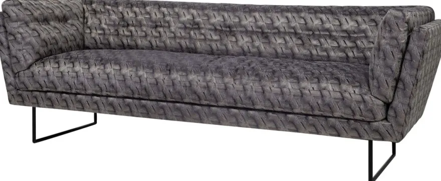 Casa Padrino Luxus Wohnzimmer Sofa Bronze / Braun / Schwarz 230 x 87 x H. 78 cm - Wohnzimmermöbel