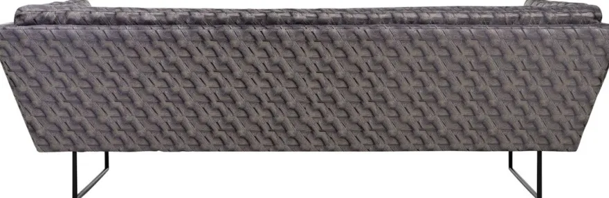 Casa Padrino Luxus Wohnzimmer Sofa Bronze / Braun / Schwarz 230 x 87 x H. 78 cm - Wohnzimmermöbel
