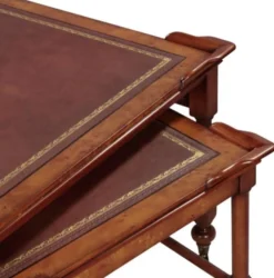 Casa Padrino Luxus Wohnzimmer Couchtisch Hellbraun / Braun 133 x 81 x H. 50 cm - Luxus Qualität