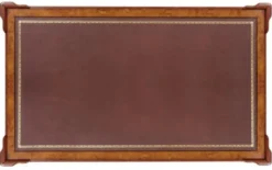 Casa Padrino Luxus Wohnzimmer Couchtisch Hellbraun / Braun 133 x 81 x H. 50 cm - Luxus Qualität