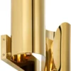 Casa Padrino Luxus Wohnzimmer Wandleuchte Gold 38 x 11 x H. 21 cm - Designer Hotel Restaurant Wandlampe