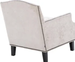 Casa Padrino Luxus Wohnzimmer Sessel Creme / Schwarz 79 x 98 x H. 90 cm - Limited Edition