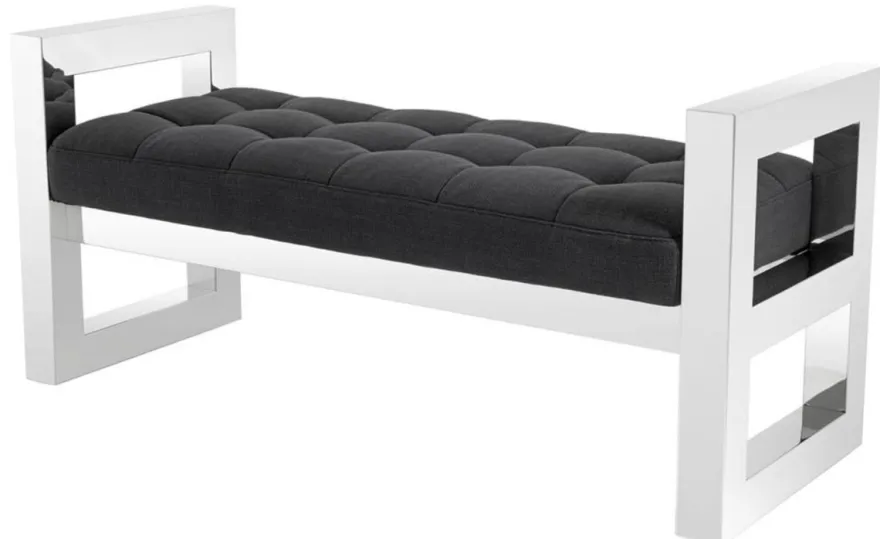 Casa Padrino Luxus Wohnzimmer Sitzbank 128 x 48 x H. 58,5 cm - Luxus Hotel Kollektion