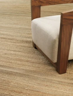 Casa Padrino Luxus Wohnzimmer Jute Teppich 300 x 400 cm - Hotel Kollektion