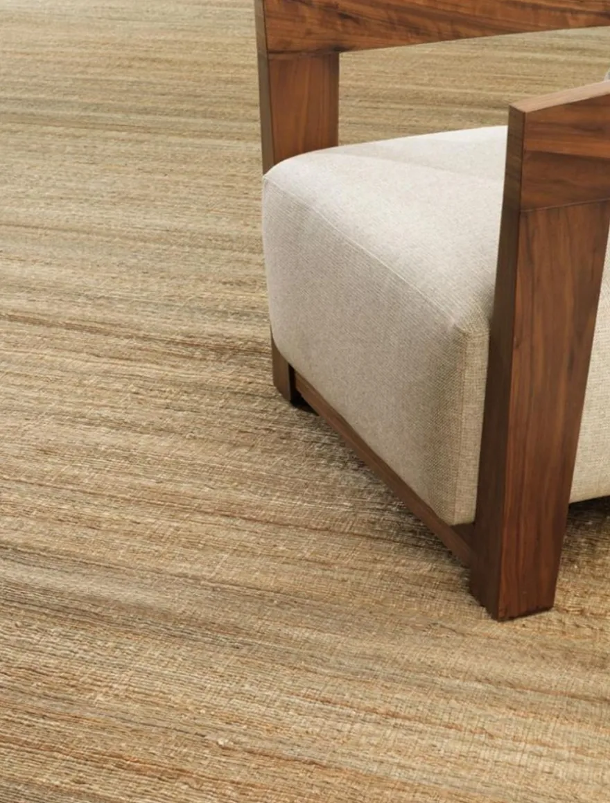 Casa Padrino Luxus Wohnzimmer Jute Teppich 300 x 400 cm - Hotel Kollektion