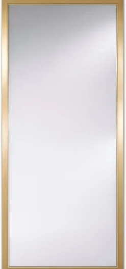 Casa Padrino Luxus Wohnzimmer Spiegel / Wandspiegel Gold 75 x H. 170 cm - Deko Accessoires