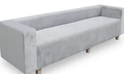 Casa Padrino Luxus Wohnzimmer Samt Sofa 260 x 75 x H. 70 cm - Verschiedene Farben - Wohnzimmermöbel