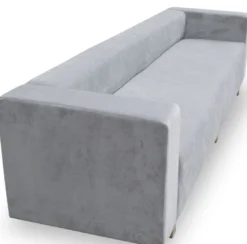 Casa Padrino Luxus Wohnzimmer Samt Sofa 260 x 75 x H. 70 cm - Verschiedene Farben - Wohnzimmermöbel