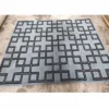 Casa Padrino Luxus Wollteppich Grau / Schwarz 200 x 290 cm - Luxus Qualität