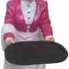 Casa Padrino Luxus XXL Deko Figur Butlerin H. 90 cm