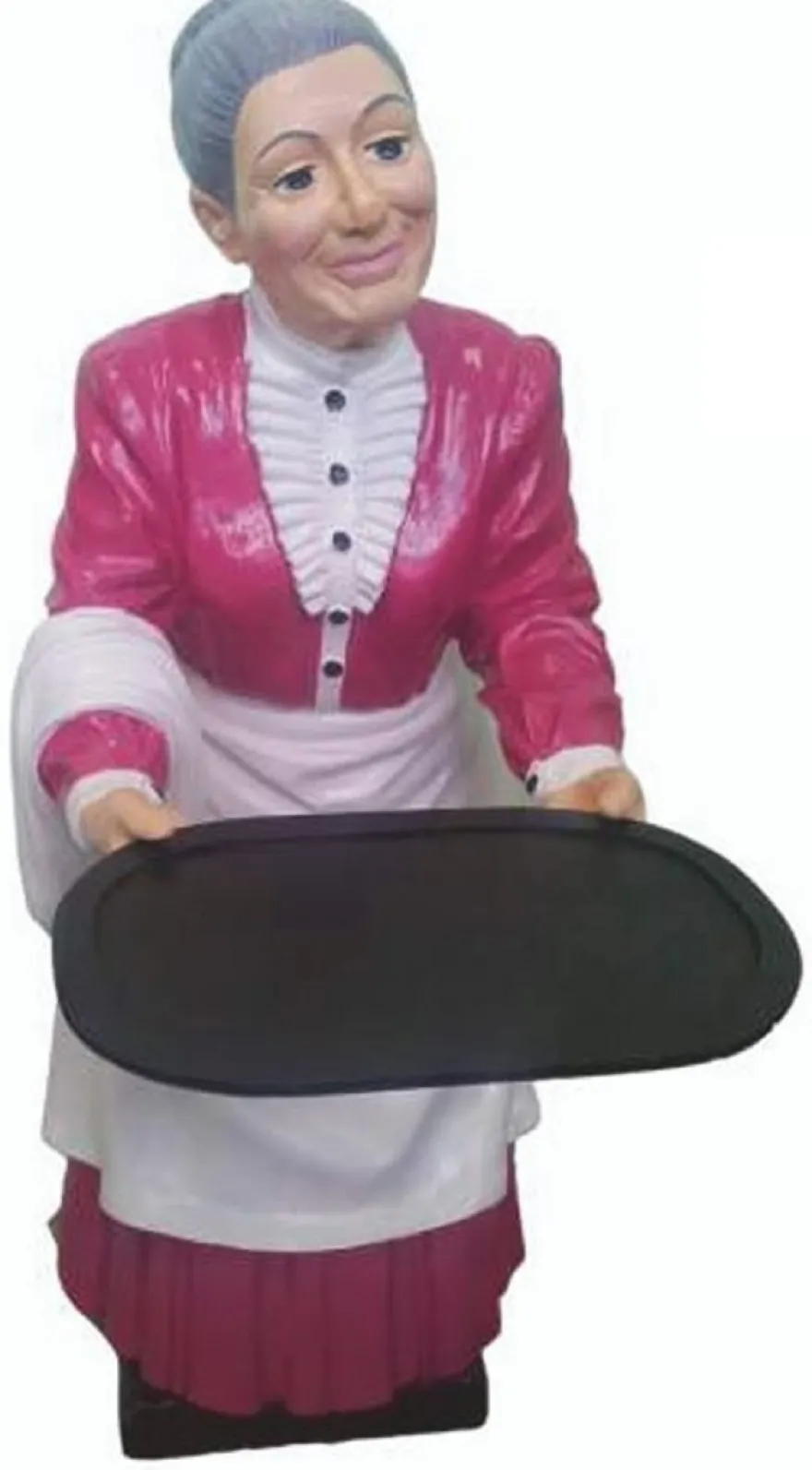 Casa Padrino Luxus XXL Deko Figur Butlerin H. 90 cm