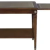 Casa Padrino Mahagoni Beistelltisch Braun / Grün 64 x 43 x H. 54 cm - Luxus Wohnzimmer Beistelltisch