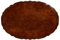 Casa Padrino Mahagoni Tablett / Serviertablett Braun 66,5 x 44,5 x H. 6,2 cm - Luxus Gastronomie Accessoires