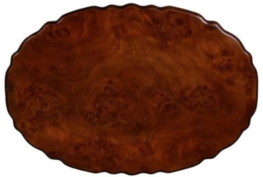 Casa Padrino Mahagoni Tablett / Serviertablett Braun 66,5 x 44,5 x H. 6,2 cm - Luxus Gastronomie Accessoires