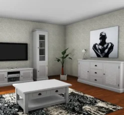 Casa Padrino Möbel Set im Landhausstil, 160 x 56 x 46 cm