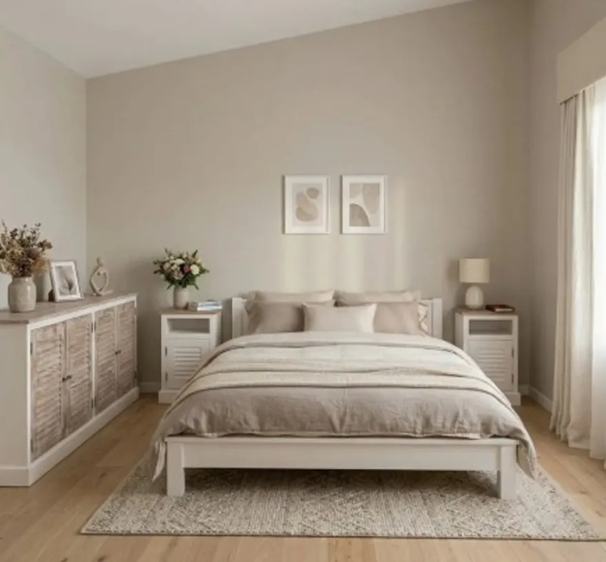 Casa Padrino Möbel Set im Landhausstil, 160 x 200 x 82 cm