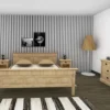 Casa Padrino Möbel Set im Landhausstil, 122 x 75 x 41 cm