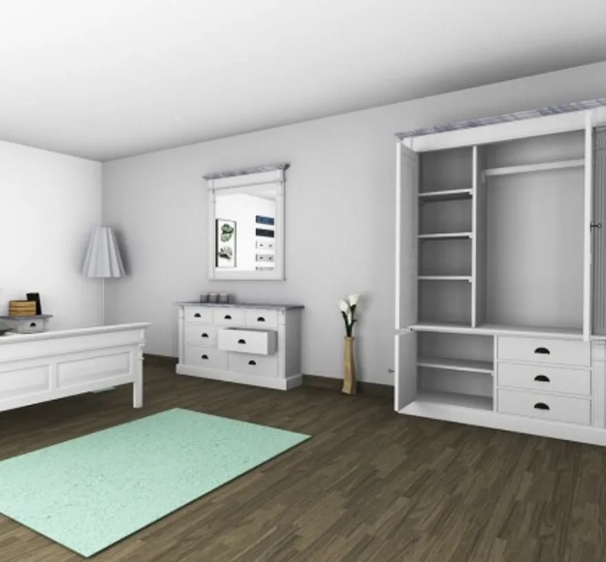 Casa Padrino Möbel Set im Landhausstil, 122 x 75 x 41 cm