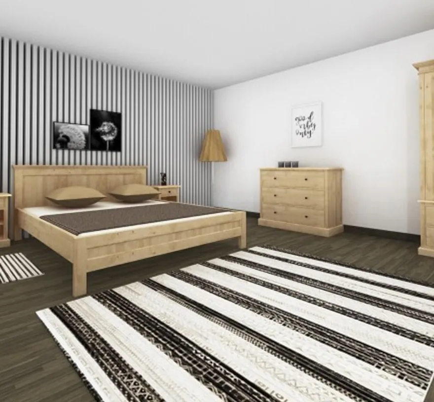 Casa Padrino Möbel Set im Landhausstil, 121 x 197 x 59 cm