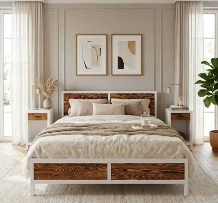 Casa Padrino Möbel Set im Landhausstil, 160 x 200 x 110 cm