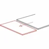 Casa Padrino Metall Esstisch mit Glasplatte Silber 110-170 cm - Erweiterbarer Küchentisch