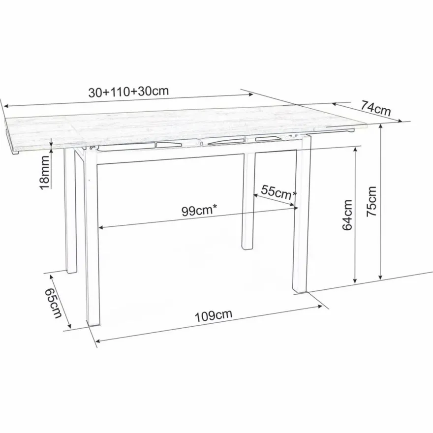 Casa Padrino Metall Esstisch mit Glasplatte Silber 110-170 cm - Erweiterbarer Küchentisch