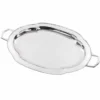 Casa Padrino Metall Serviertablett Silber 61 cm - Gastronomie Accessoires