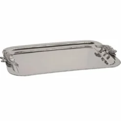 Casa Padrino Metall Serviertablett Silber 57 cm - Gastronomie Accessoires