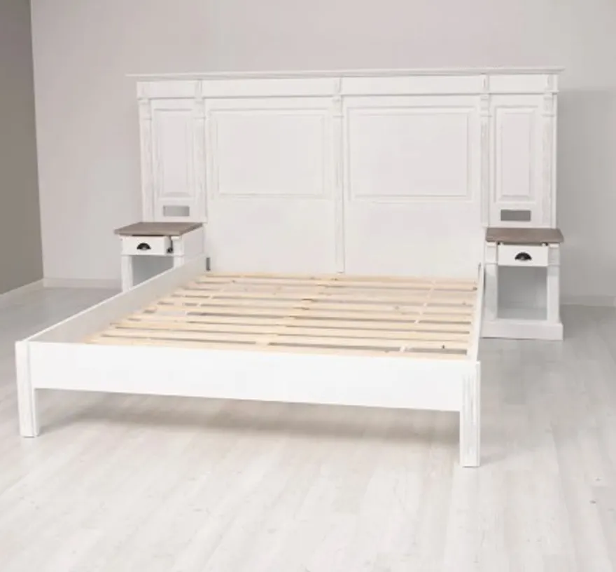 Casa Padrino Nachttisch im Landhausstil, 280 x 13 x 40 cm
