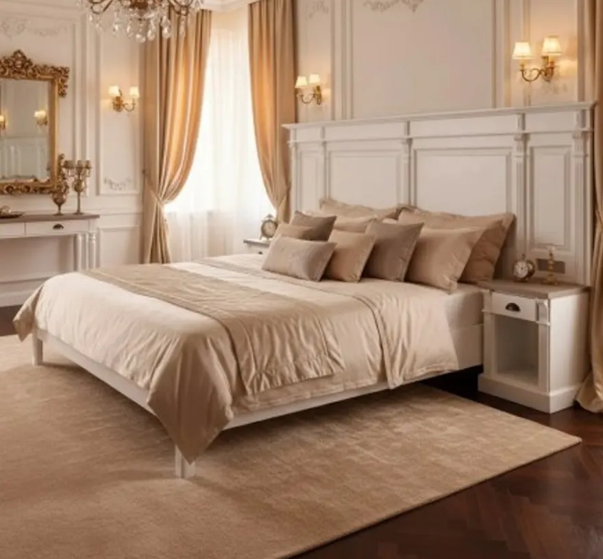 Casa Padrino Nachttisch im Landhausstil, 280 x 13 x 40 cm