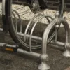 Casa Padrino Nostalgie Fahrradständer aus Gusseisen Metallfarben - Jugendstil Fahrrad Ständer