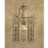 Casa Padrino Orientalische Designer Pendelleuchte mit Kristall-Deco, Antik Gold, Durchmesser 21 cm, Höhe 65 cm