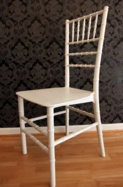 Casa Padrino Polycarbonat Designer Stuhl Ghost Chair Weiß - Geisterstuhl - Höhe 92,5 cm