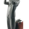 Casa Padrino Porzellan Skulptur Jazz Trompeter Mehrfarbig 17 x H. 33 cm - Handgefertigte & Handbemalte Luxus Deko Figur
