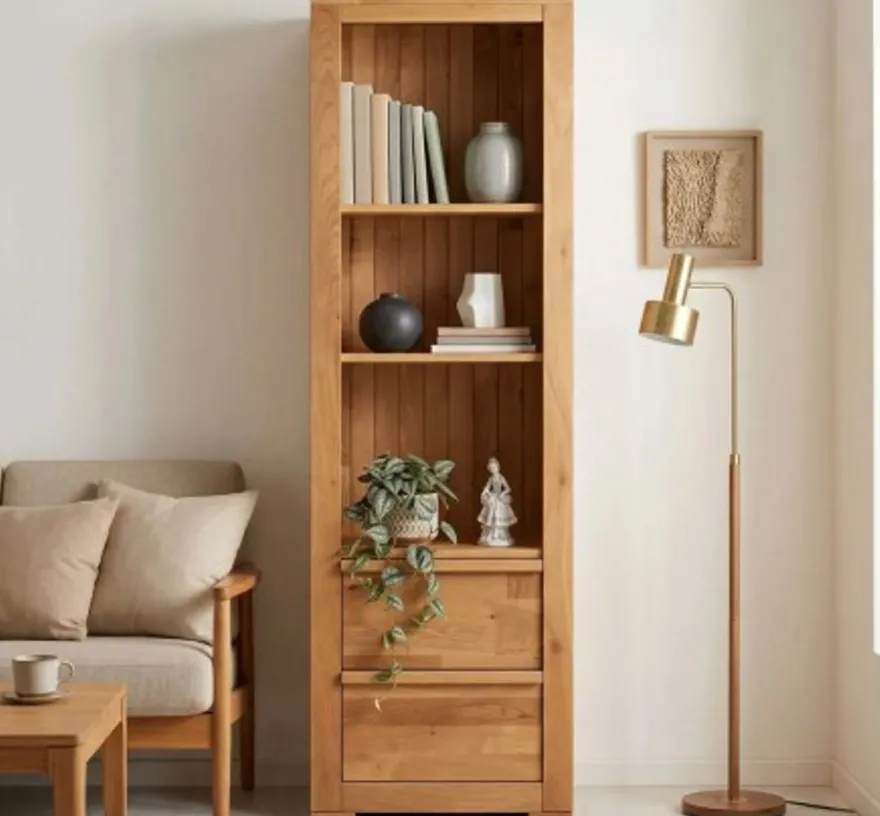 Casa Padrino Regal im Landhausstil mit 2 Schubladen, 60 x 40 x 190 cm