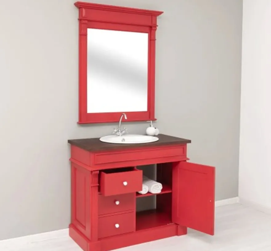 Casa Padrino Schrank im Landhausstil, 103 x 51 x 91 cm