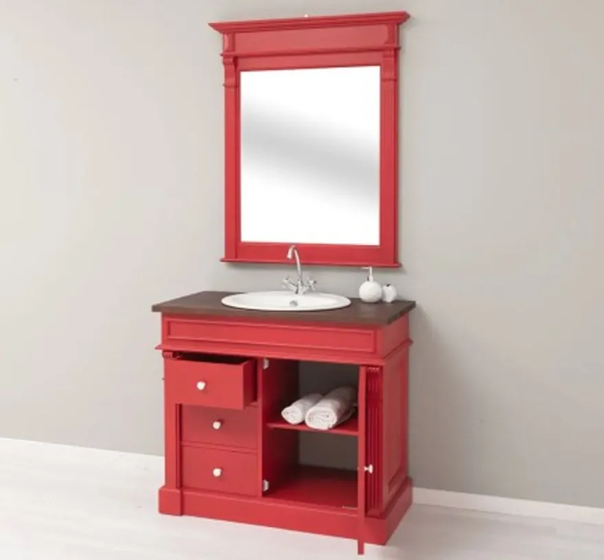 Casa Padrino Schrank im Landhausstil, 103 x 51 x 91 cm