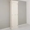 Casa Padrino Schrank im Landhausstil mit 2 Türen, 77 x 40 x 240 cm