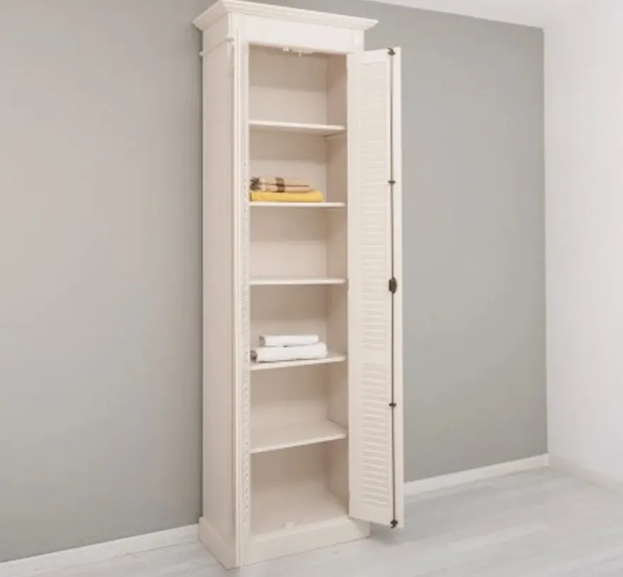 Casa Padrino Schrank im Landhausstil mit 2 Türen, 77 x 40 x 240 cm