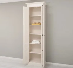 Casa Padrino Schrank im Landhausstil mit 2 Türen, 77 x 40 x 240 cm
